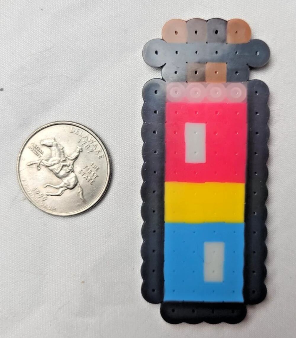 Pansexual LGBT Potion Perler Pixel Art